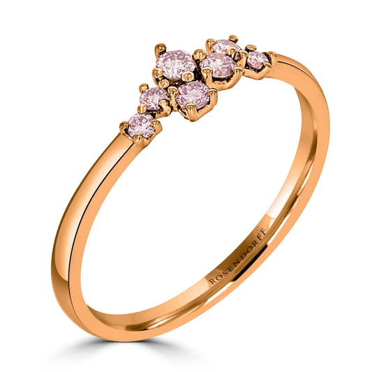 Eminence Pinks Scattered Diamond Ring