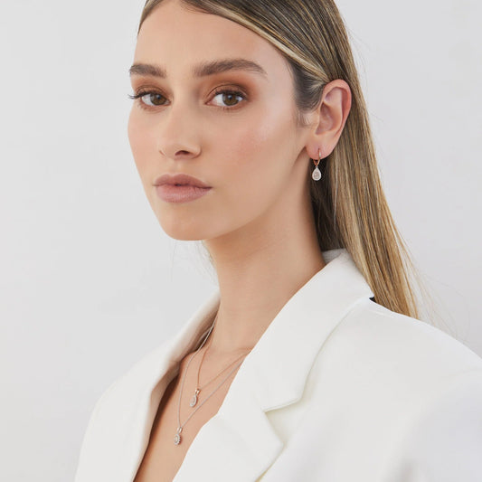 Eminence Pinks Pear Earrings