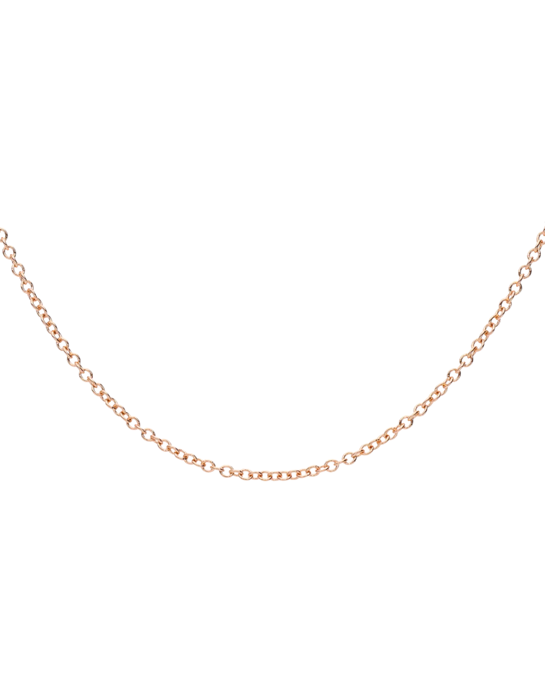 Anchor Chain Necklace in 9ct Gold Yellow, White or Rose Gold