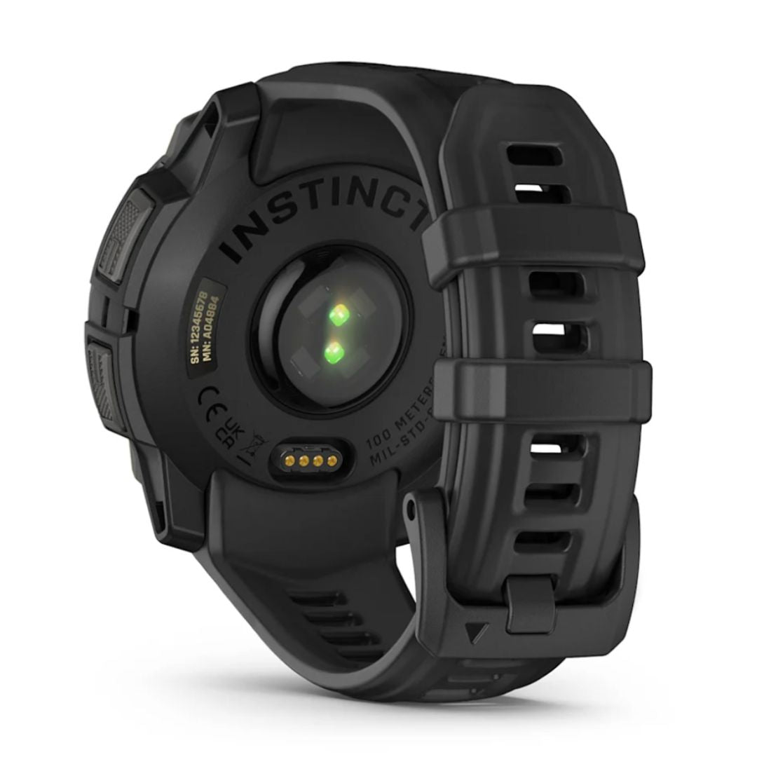 Instinct 3 – 45 mm, AMOLED Black with black band