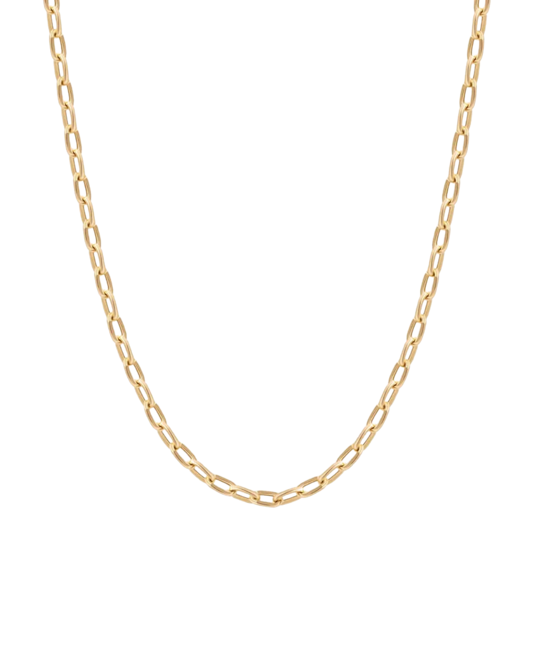 Anchor Chain Necklace in 9ct Gold Yellow, White or Rose Gold