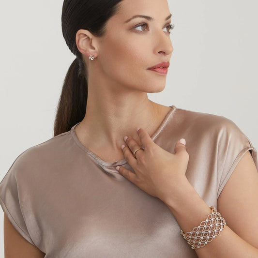 Eminence Pinks Circle of Life Trio Earrings