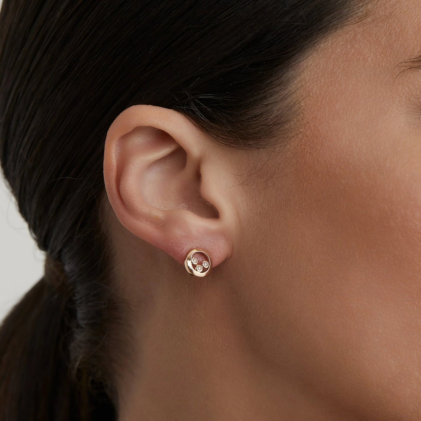 Eminence Pinks Circle of Life Trio Earrings