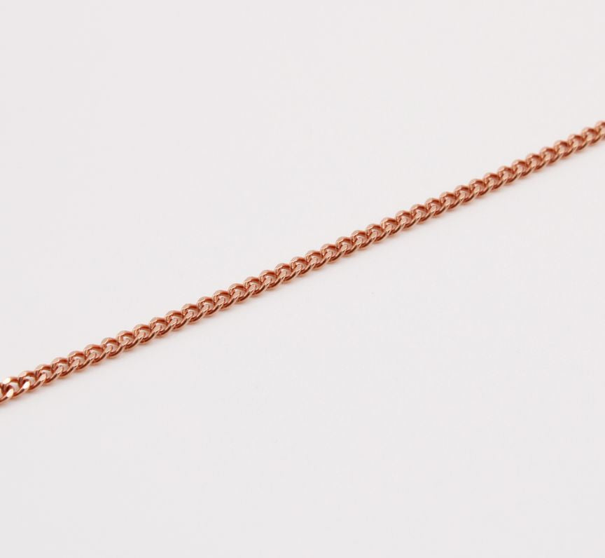 Lisa's Signature 9ct Rose Gold Heart Pendant with Black Diamonds