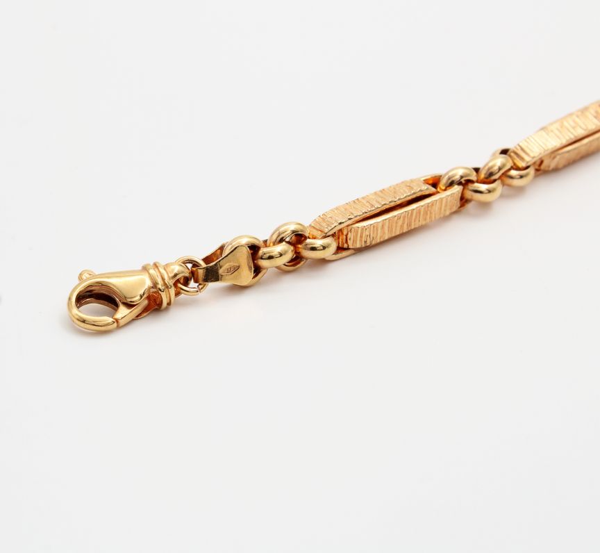 9k Yellow Gold Bracelet - 19cm