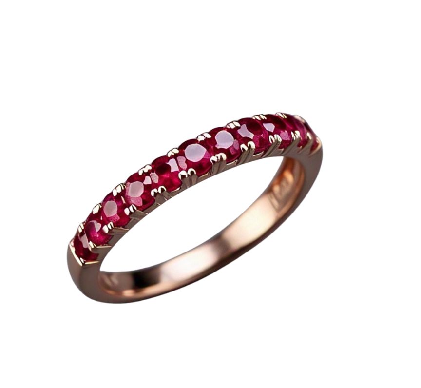 9ct Rose Gold Ruby Ring (1.35ct)