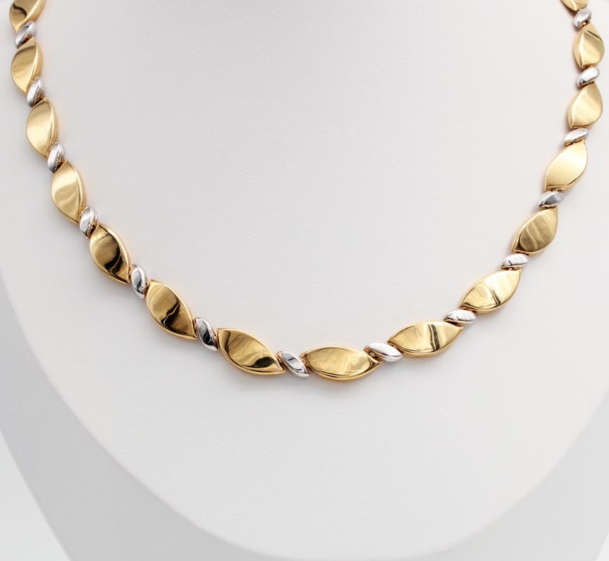 42cm 9ct Yellow Gold Necklace
