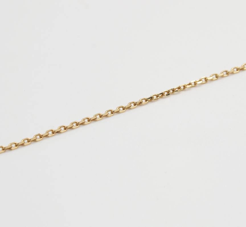 Three Oval 14k Yellow Gold Necklace
