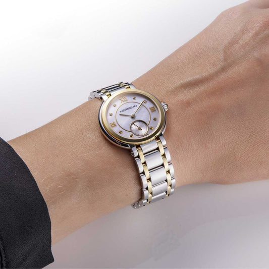 Herbelin Galet Mop & Diamond Dial  Watch 10630BT89