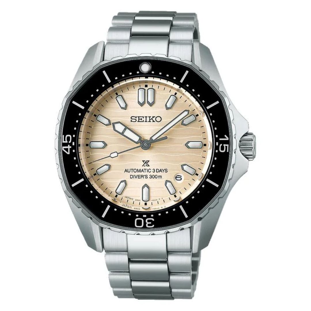 Seiko Prospex Diver’s Watch Polygonal in Pearl-White