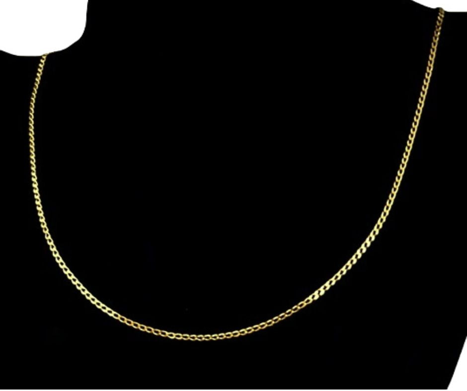 9Kt Gold Curb Chain