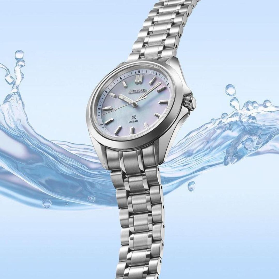 Seiko Prospex Sea Blue Mother of Pearl Dial Watch