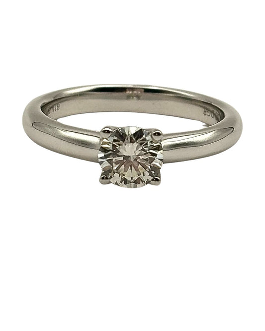 Diamond Solitaire Ring in 18k White Gold I 0.75ct