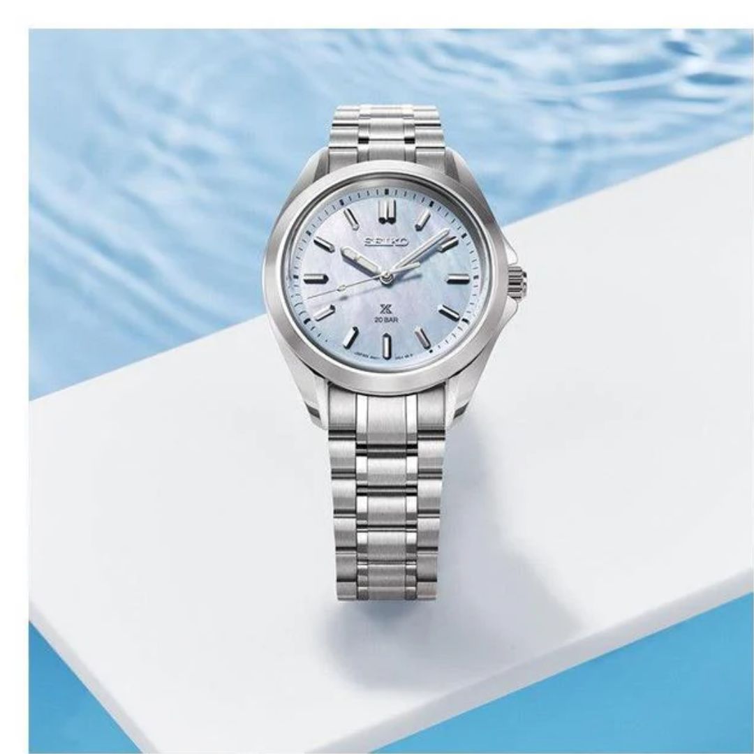 Seiko Prospex Sea Blue Mother of Pearl Dial Watch
