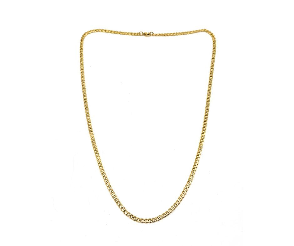 9Kt Gold Curb Chain