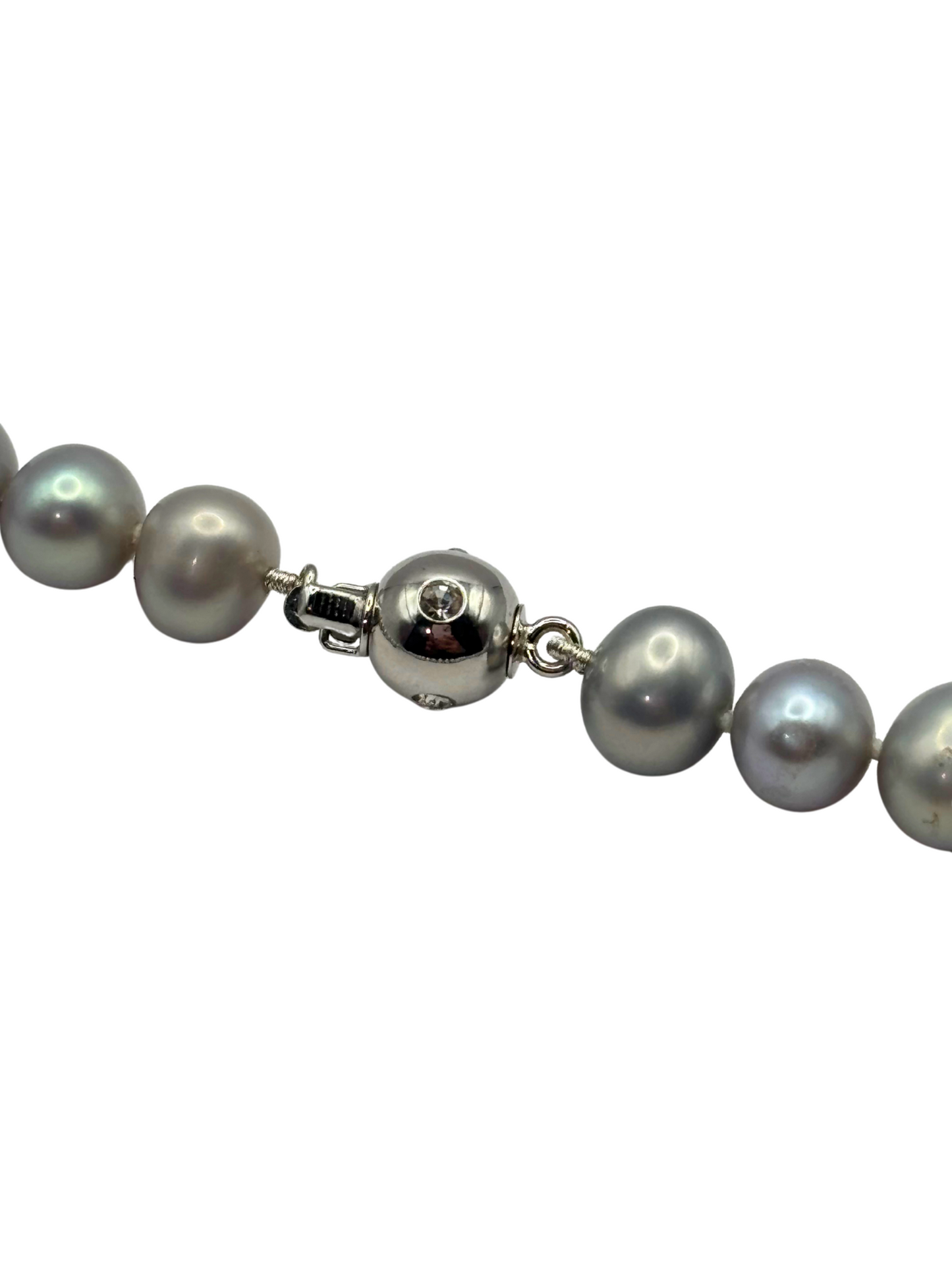 Grey Pearl Necklace