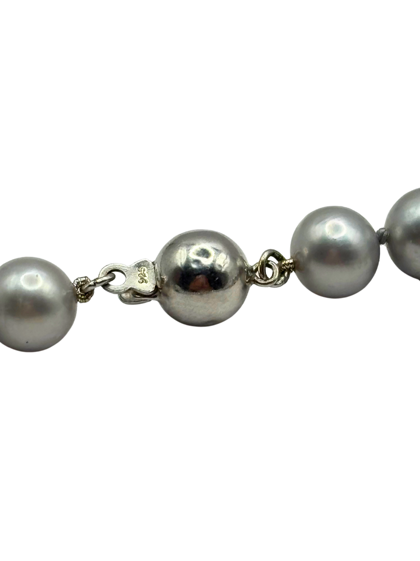 Grey Pearl Necklace