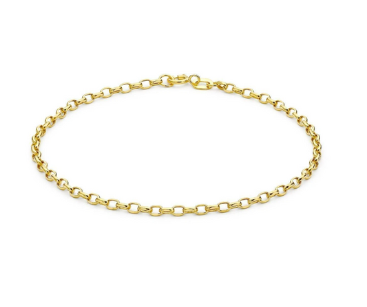 9Kt Gold Rolo Belcher Bracelet