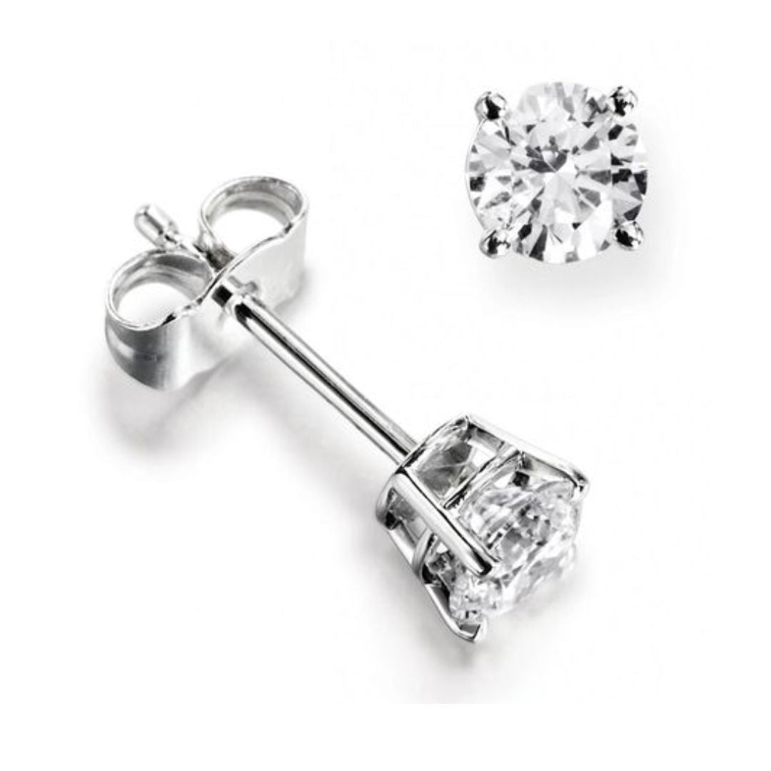 Diamond Stud Earrings in 9ct White Gold I 0.30ct total