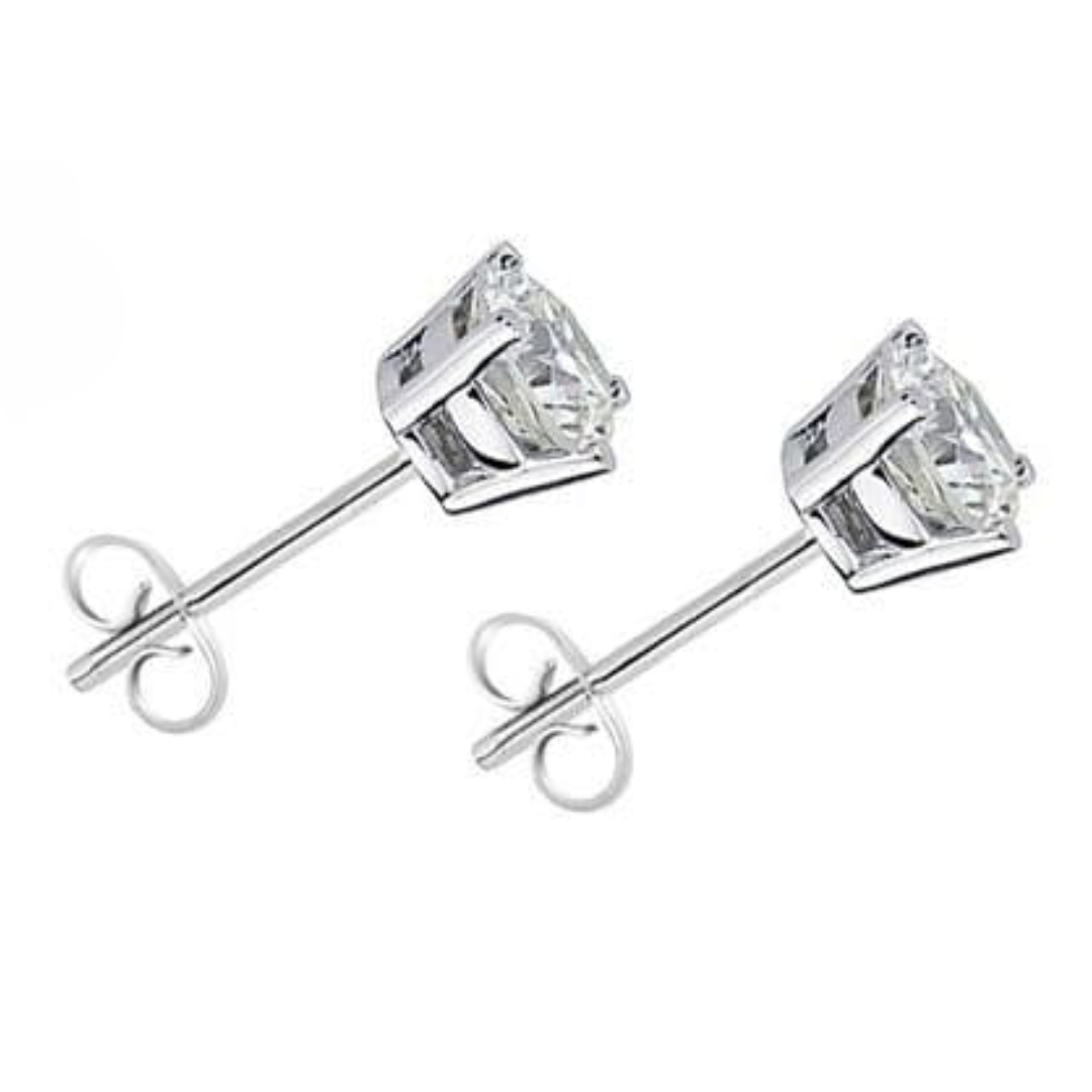 Diamond Stud Earrings in 18ct White Gold I 0.27ct total