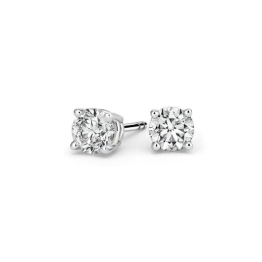 Diamond Stud Earrings in 9ct White Gold I 0.44ct total