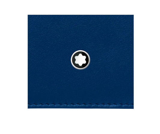 Montblanc Meisterstück Pocket Holder 8cc with Zipped Pocket in Blue I 129687
