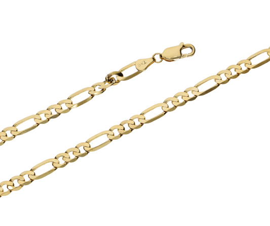 9Kt Yellow Gold FIGARO 3+1