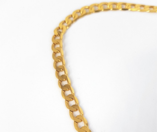 9Kt Yellow Gold Open Curb Chain