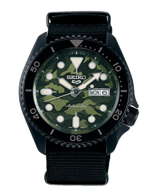 Seiko 5 Sports SKX Camouflage Street Style Watch - SRPJ37K1
