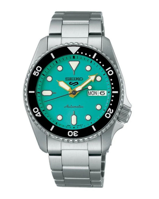 Seiko 5 Sports SKX Midi Teal Watch - SRPK33K1