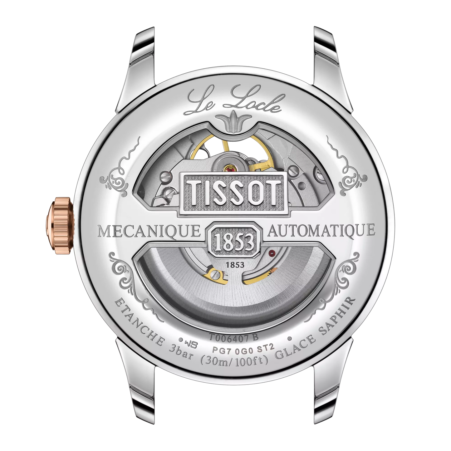 Tissot Le Locle Powermatic 80 Open Heart Watch T0064072203302