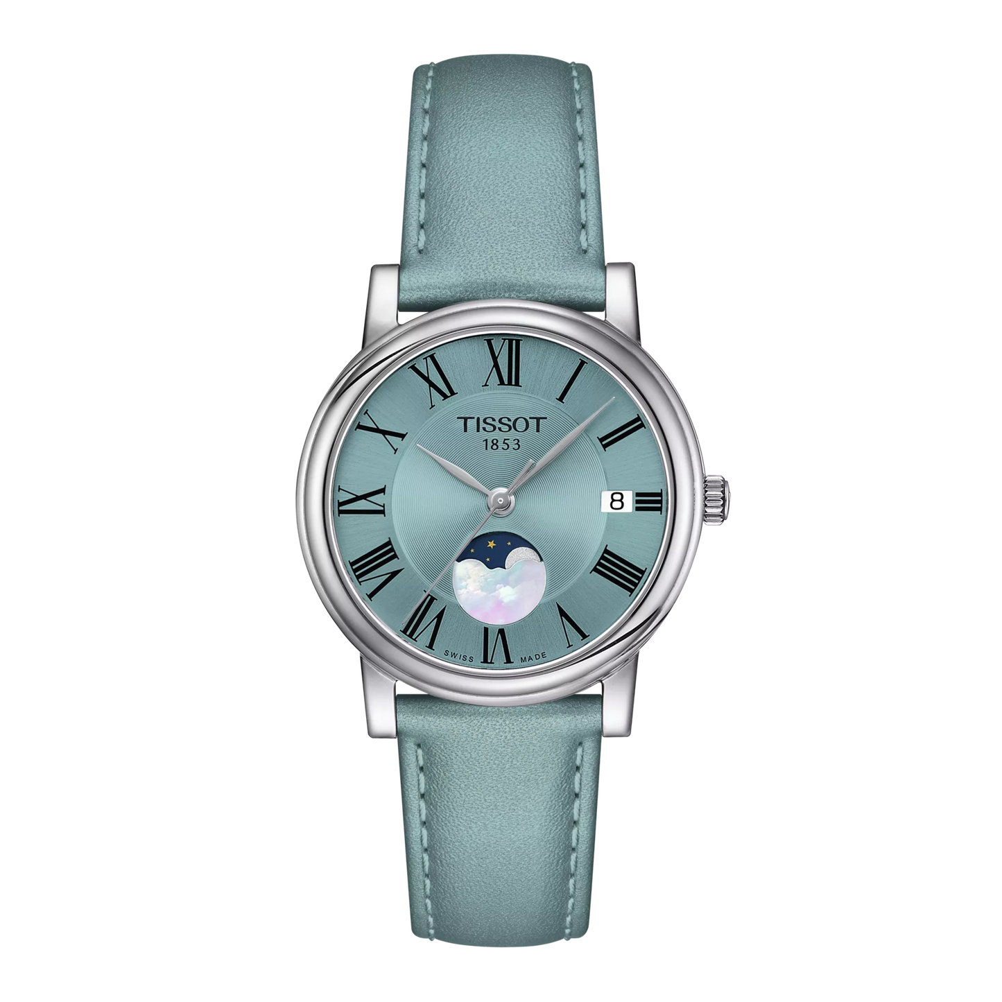 Tissot Carson Premium Lady Moonphase - Light Blue