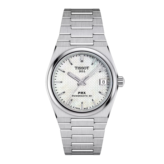 Tissot PRX Powermatic 80 35mm - White / Mother of Pearl T1372071111100