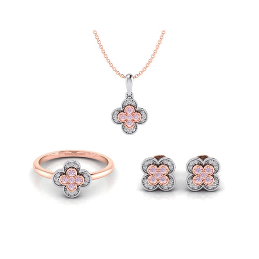 Eminence Pinks Clover Pendant