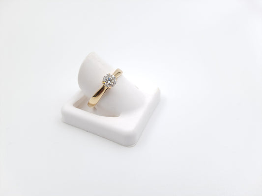 Solitaire Diamond Engagement Ring in 18ct Yellow Gold I 0.50ct total