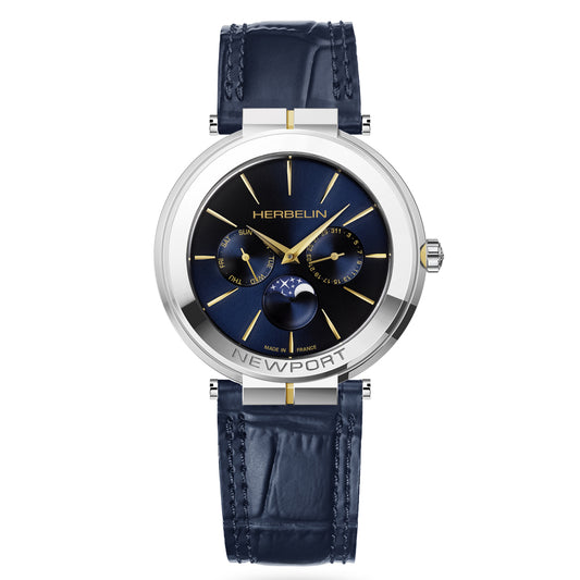 Herbelin Newport Slim Watch - 12722/T15BL