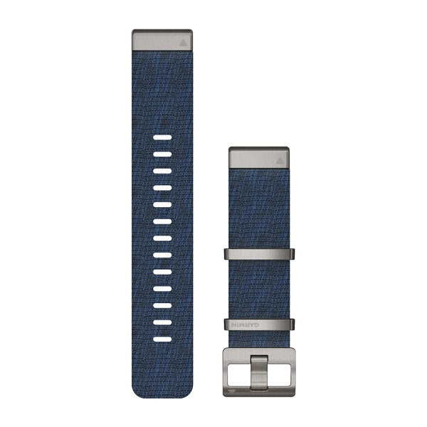 QuickFit 22mm Jacquard Weave Nylon Strap - Indigo