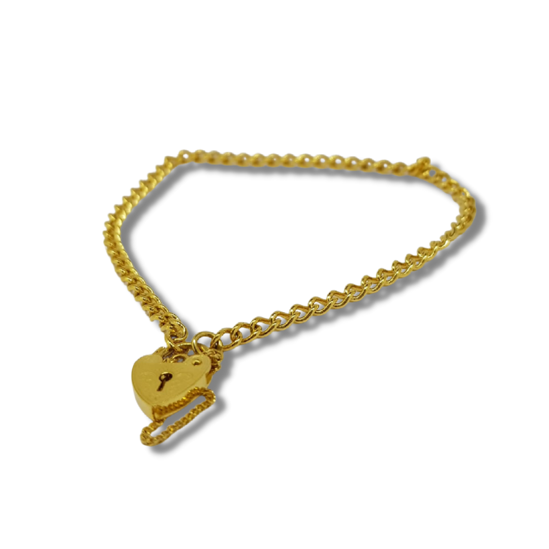 9ct Yellow gold 19cm bracelet - 3C00437