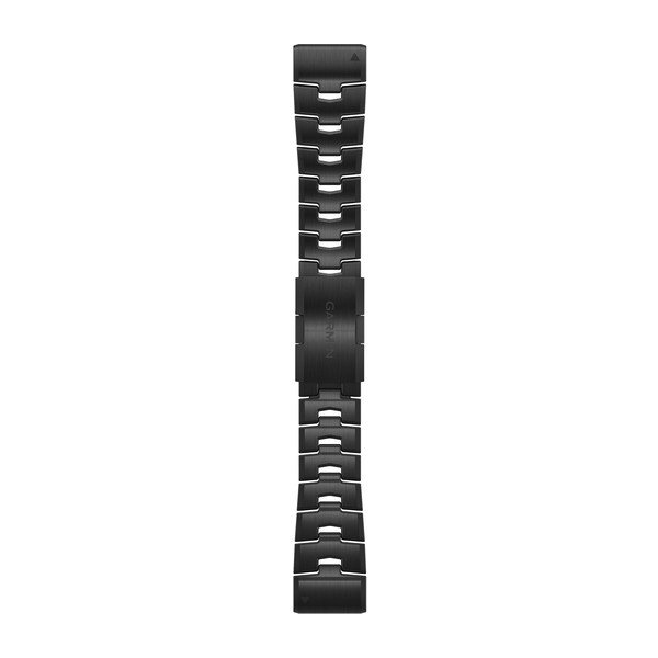 QuickFit® 26 Watch BandsVented Titanium Bracelet with Carbon Grey DLC Coating