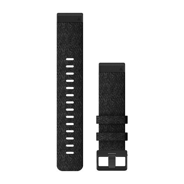 QuickFit® 22 Watch BandsHeathered Black Nylon