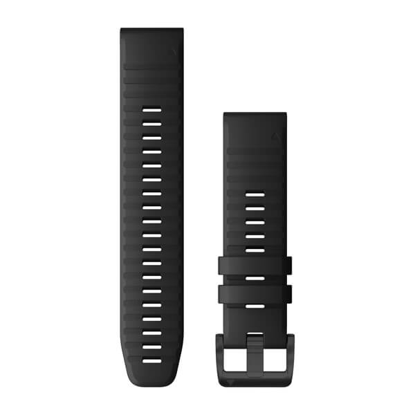 QuickFit® 22 Watch BandsBlack Silicone