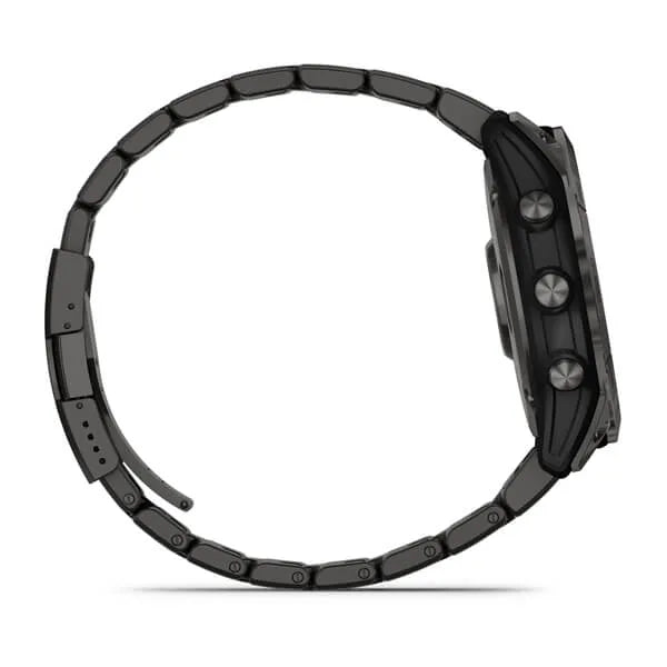fēnix® 7X – Sapphire Solar Edition Carbon Grey DLC Titanium with Carbon Grey DLC Vented Titanium Band 010-02541-2
