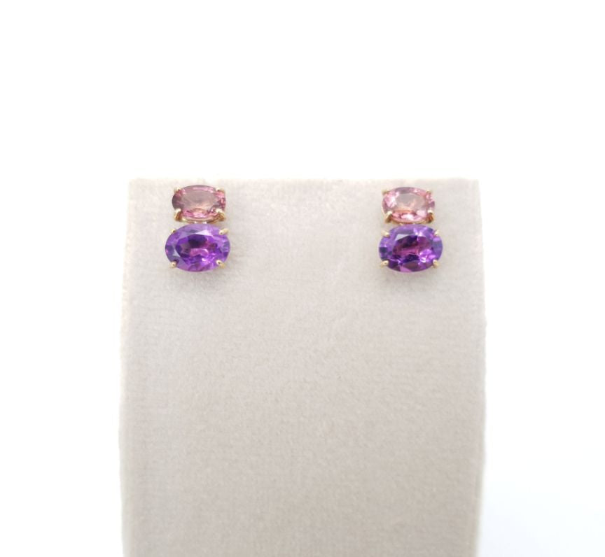 Gemstone Earrings | 18ct White, Yellow & Rose Gold | Sapphires, Rubies, Emeralds & Precious Stones