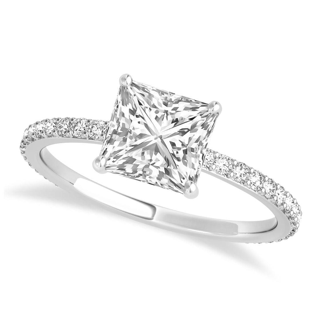 Princess Cut Rings | 18ct White, Yellow & Rose Gold | Diamonds & Gemstones