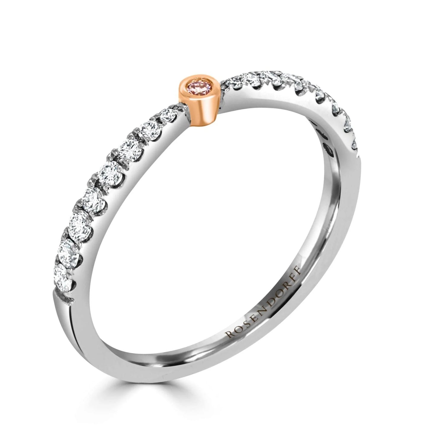 Bow-Tie Pink Diamond Ring