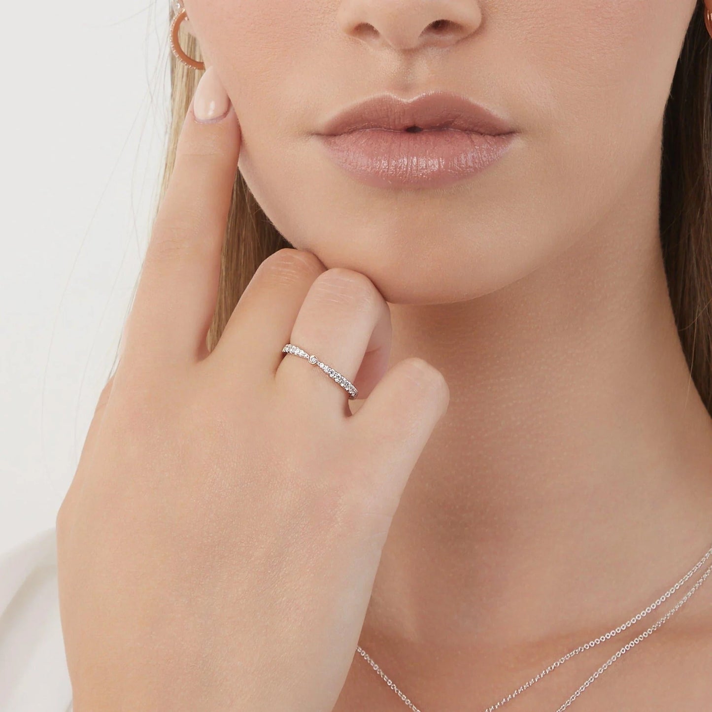 Bow-Tie Pink Diamond Ring