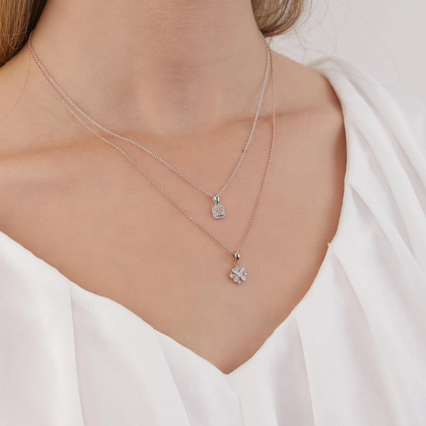 Eminence Pinks Square Pendant