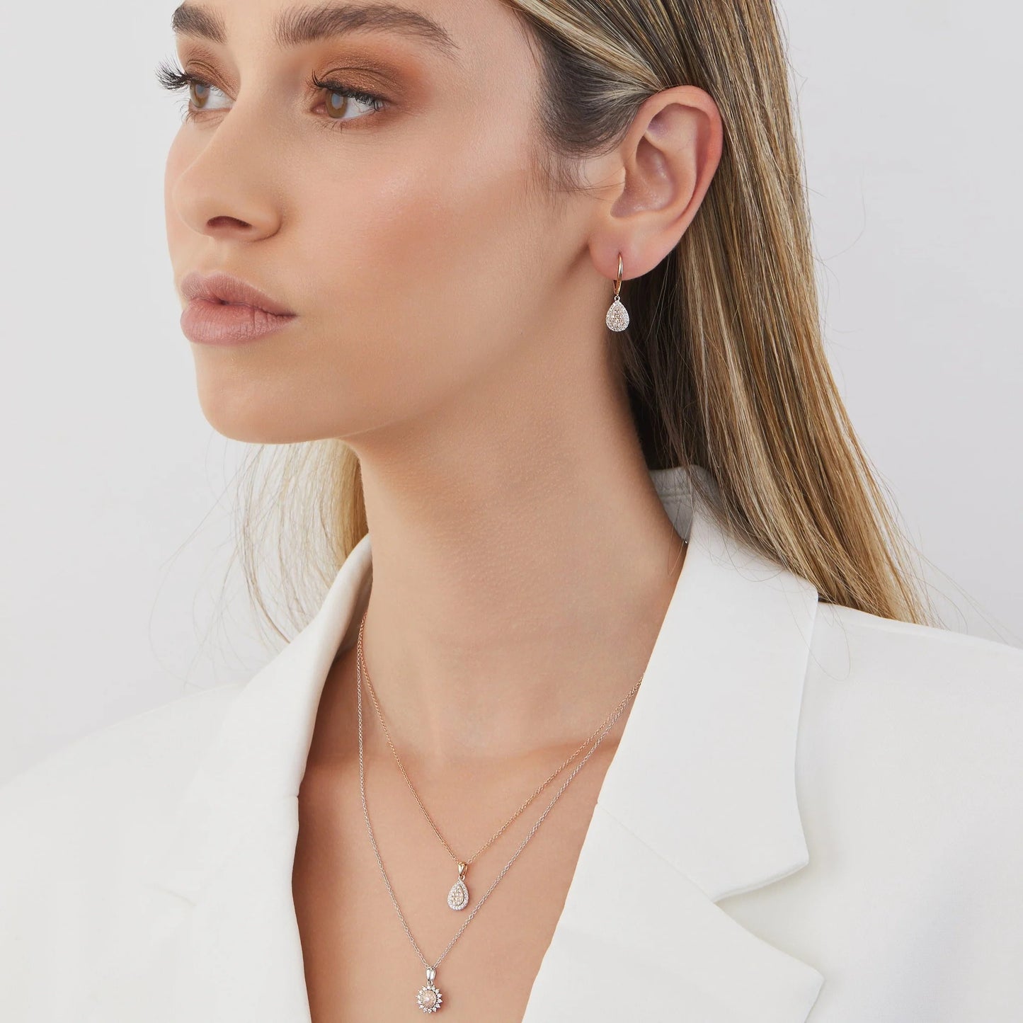 Eminence Pinks Pear Pendant