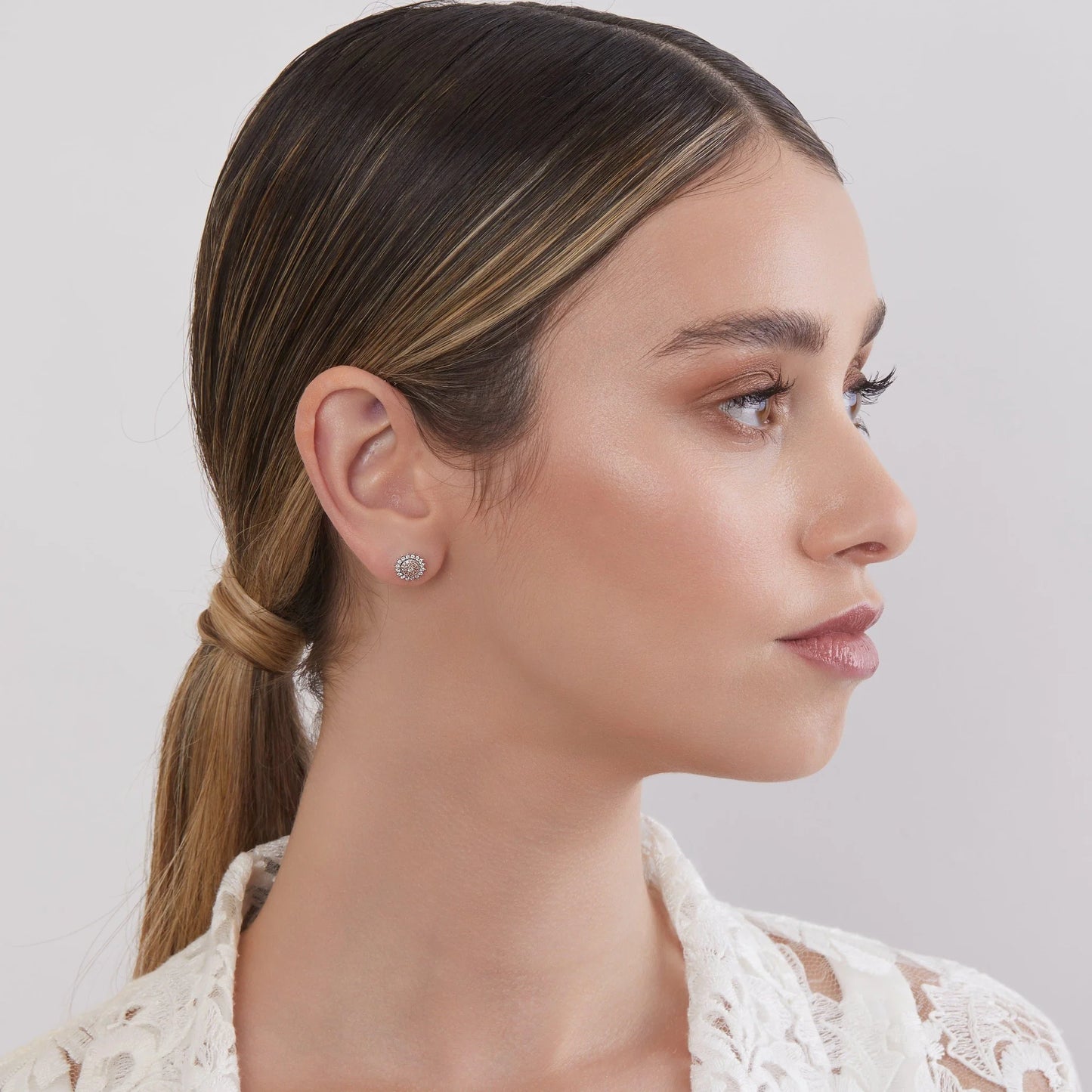 Eminence Pinks Sunflower earrings