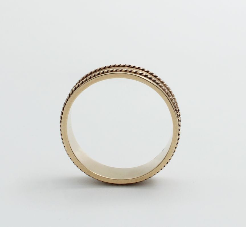 9ct Yellow Gold Gent's Wedding Band